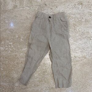 Zara Kids Formal Bottoms in Light Gray worn once